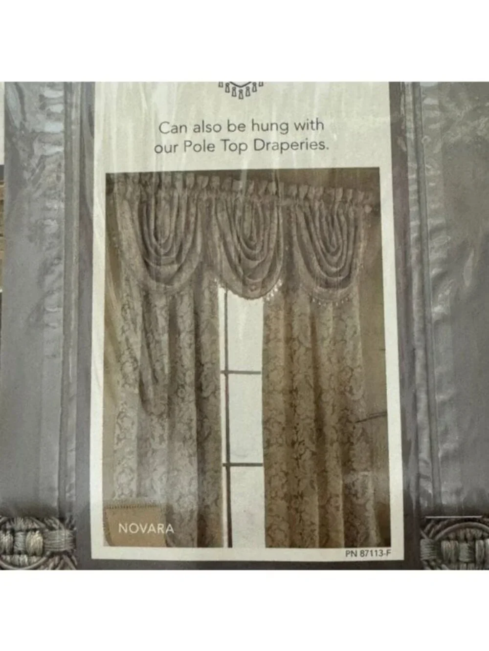 Croscill Waterfall Window Swag Valance 49